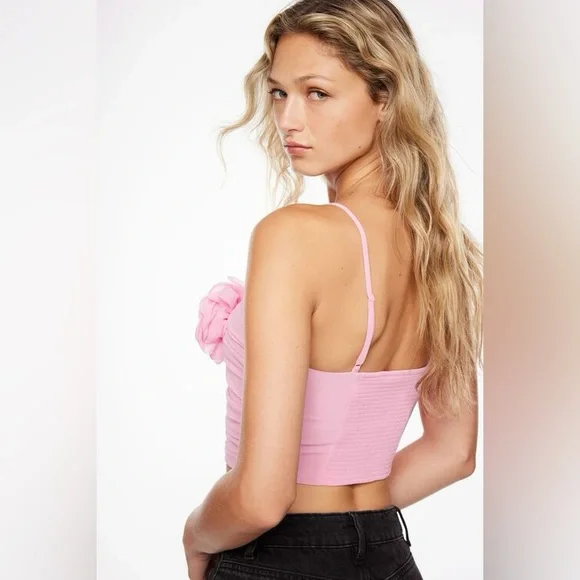 Dynamite Light Pink Ruched Camisole - Picture 2 of 2